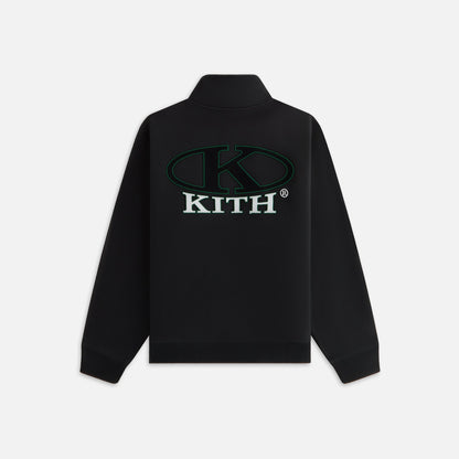 Women Kith Kith Women Ellipse Logo Hunter III Quarter Zip - Black