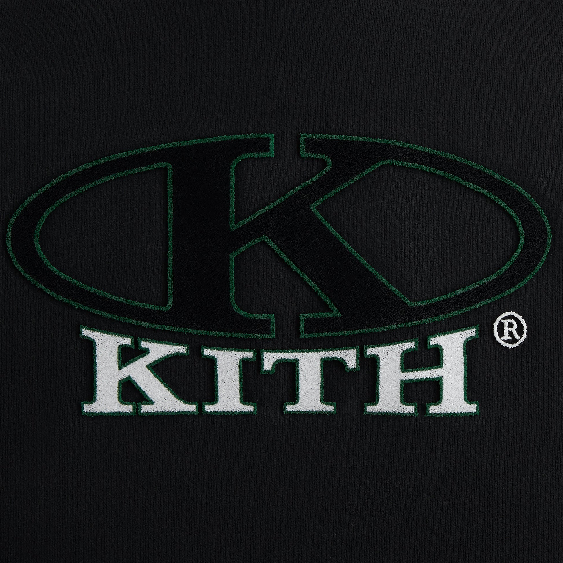 Women Kith Kith Women Ellipse Logo Hunter III Quarter Zip - Black