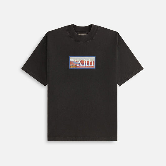 Women Kith Kith Women FM Mock Neck Vintage Tee - Black