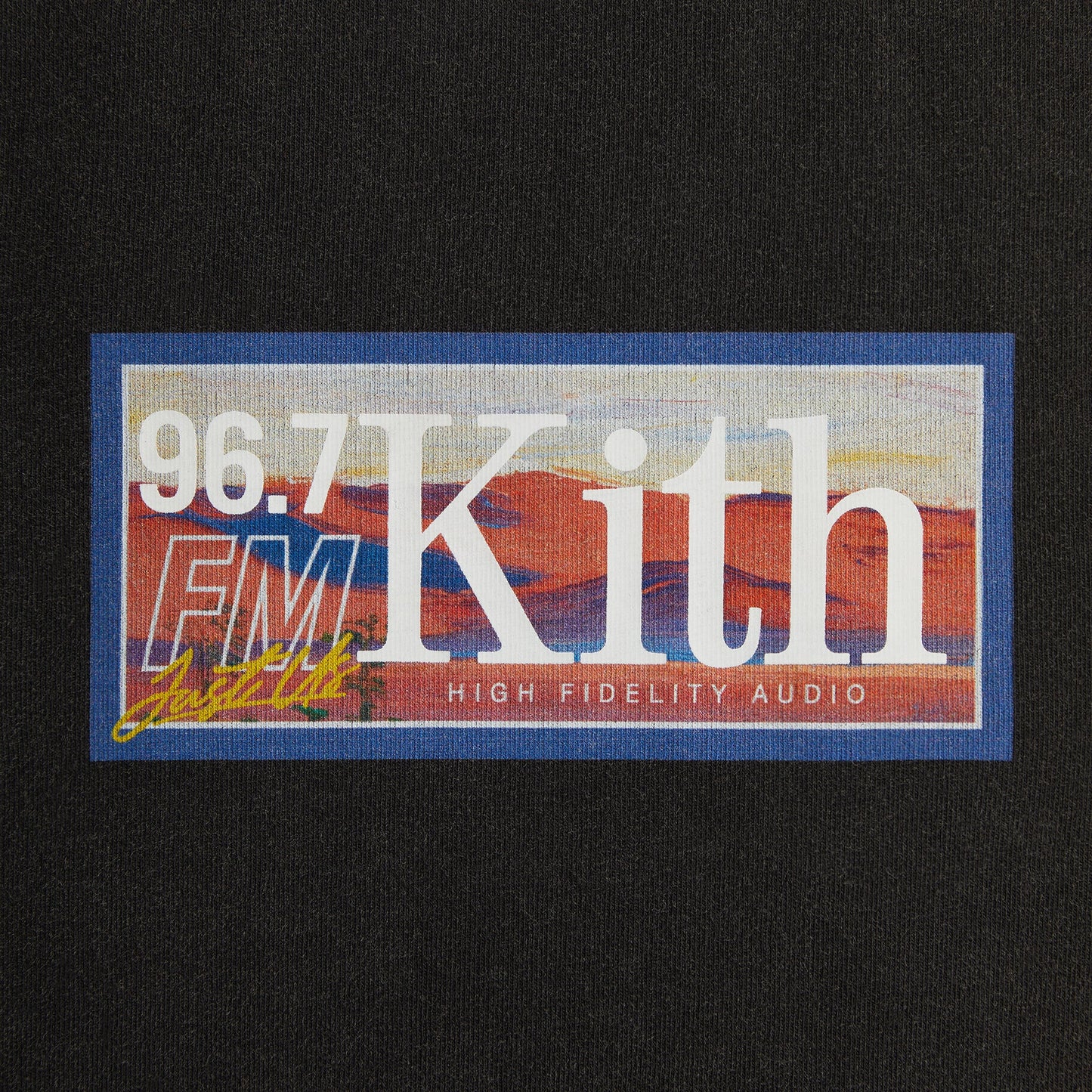 Women Kith Kith Women FM Mock Neck Vintage Tee - Black