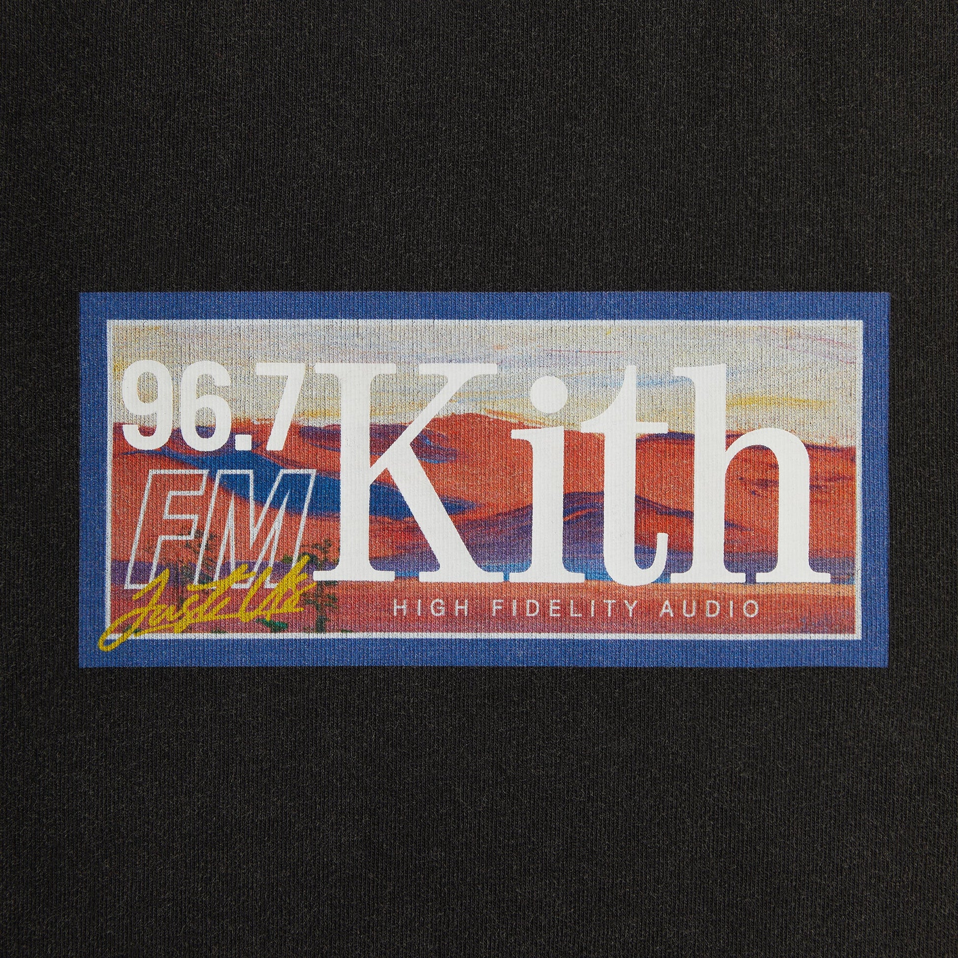 Women Kith Kith Women FM Mock Neck Vintage Tee - Black