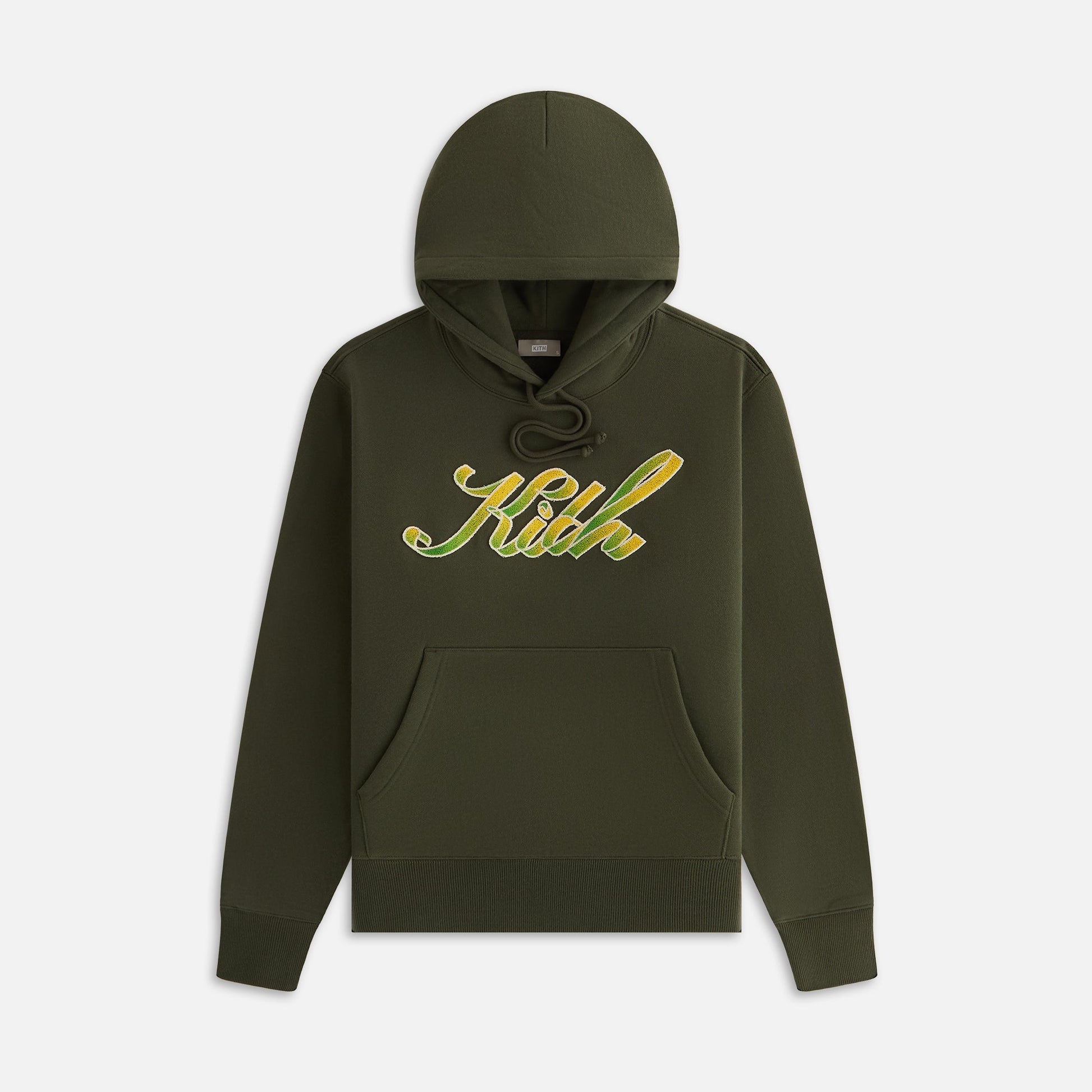 Women Kith Kith Women Ribbon Script Jane II Hoodie - Cypress