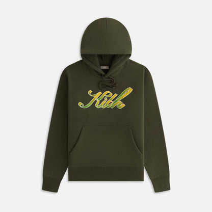 Women Kith Kith Women Ribbon Script Jane II Hoodie - Cypress