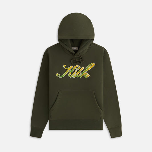Women Kith Kith Women Ribbon Script Jane II Hoodie - Cypress