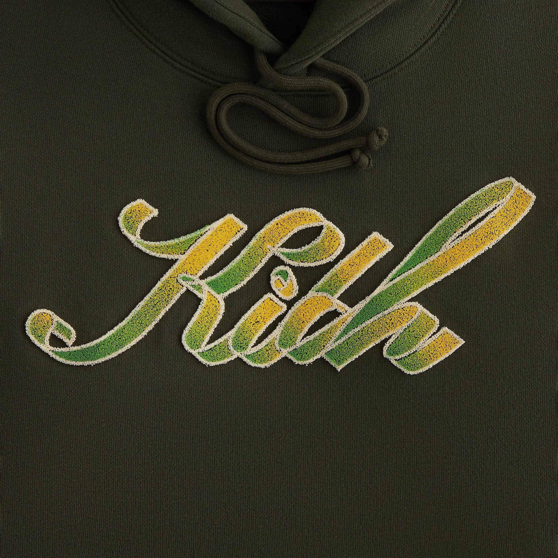 Women Kith Kith Women Ribbon Script Jane II Hoodie - Cypress