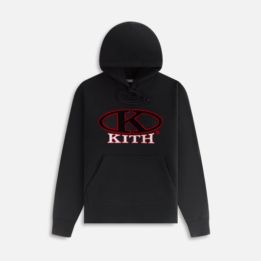 Women Kith Kith Women Ellipse Logo Jane II Hoodie - Black