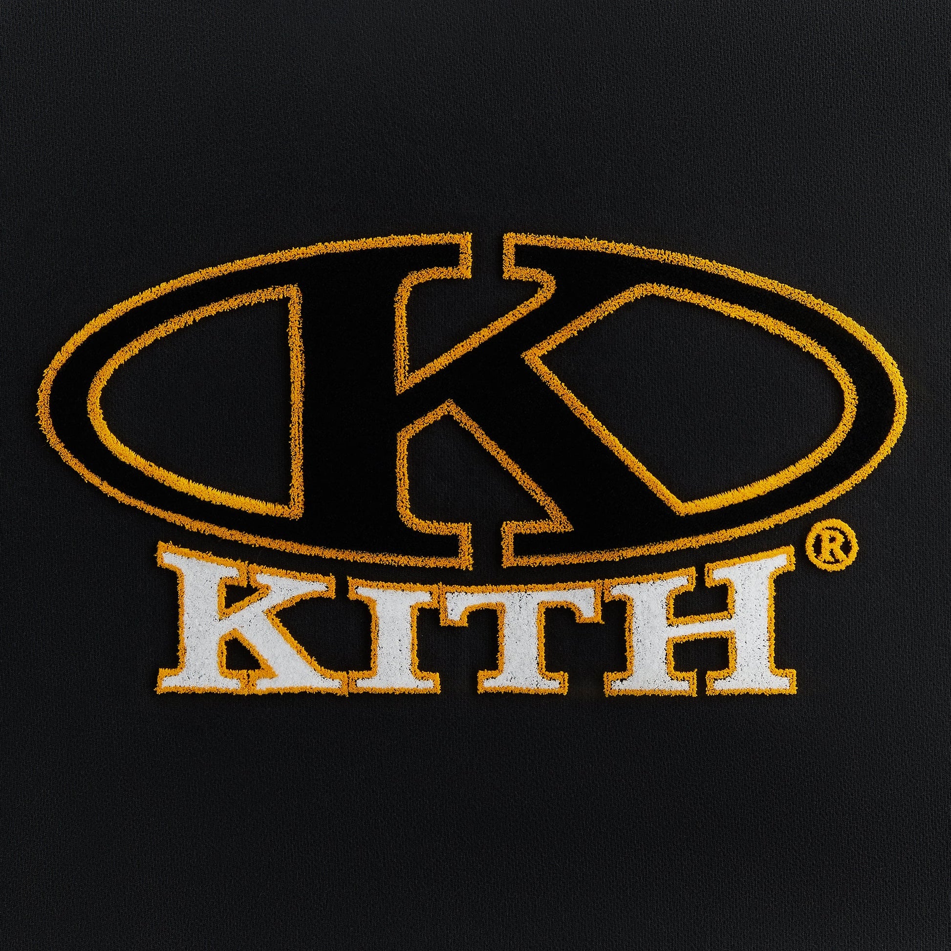 Women Kith Kith Women Ellipse Logo Ashwin Crewneck - Black