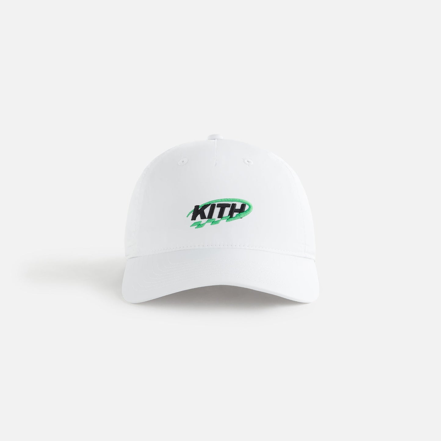 Women Kith Kith Women GT Logo Nylon Low Pinch Crown Cap - White