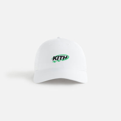 Women Kith Kith Women GT Logo Nylon Low Pinch Crown Cap - White