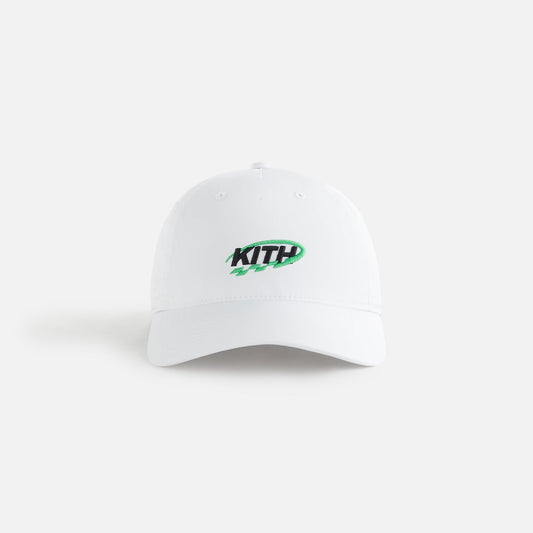 Women Kith Kith Women GT Logo Nylon Low Pinch Crown Cap - White