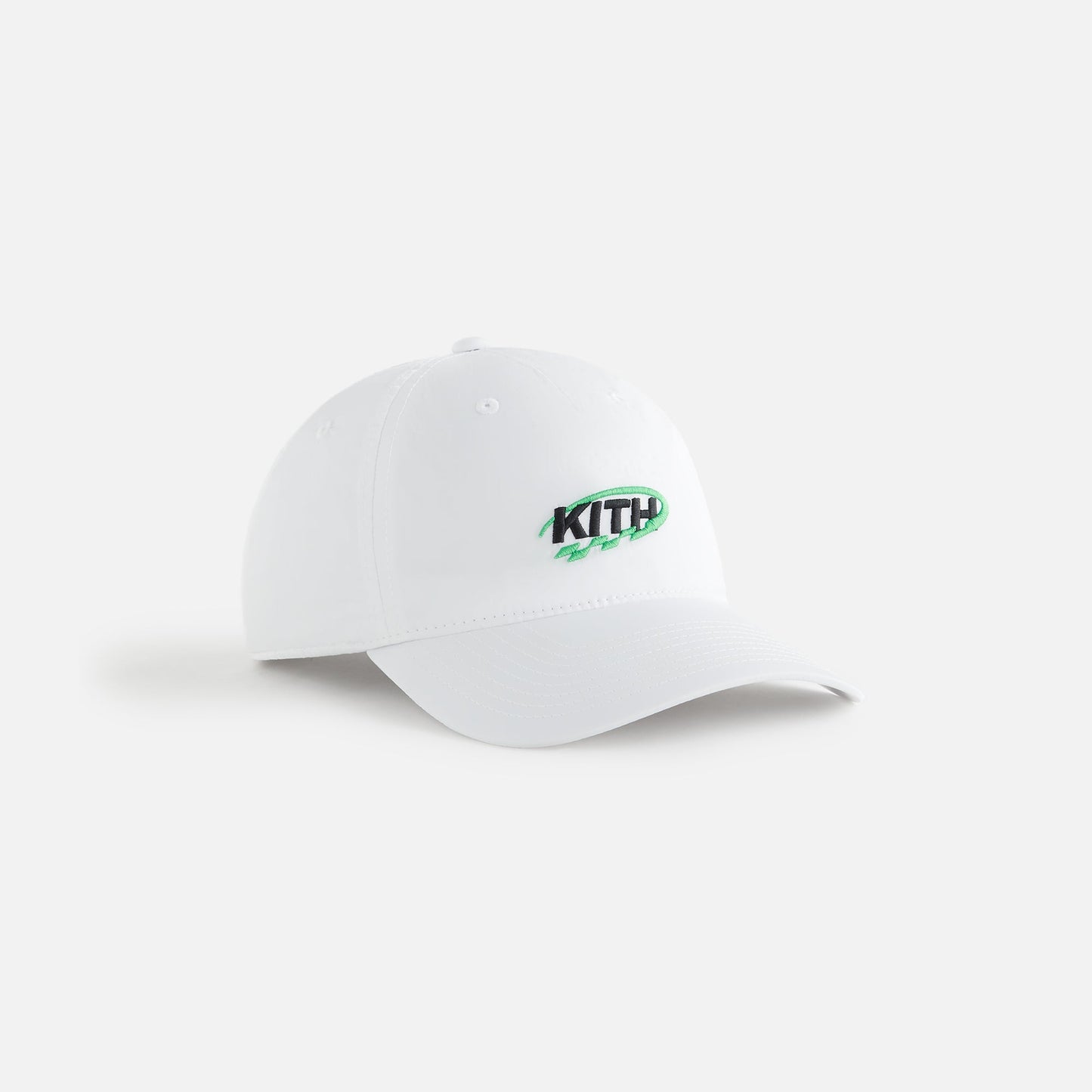 Women Kith Kith Women GT Logo Nylon Low Pinch Crown Cap - White
