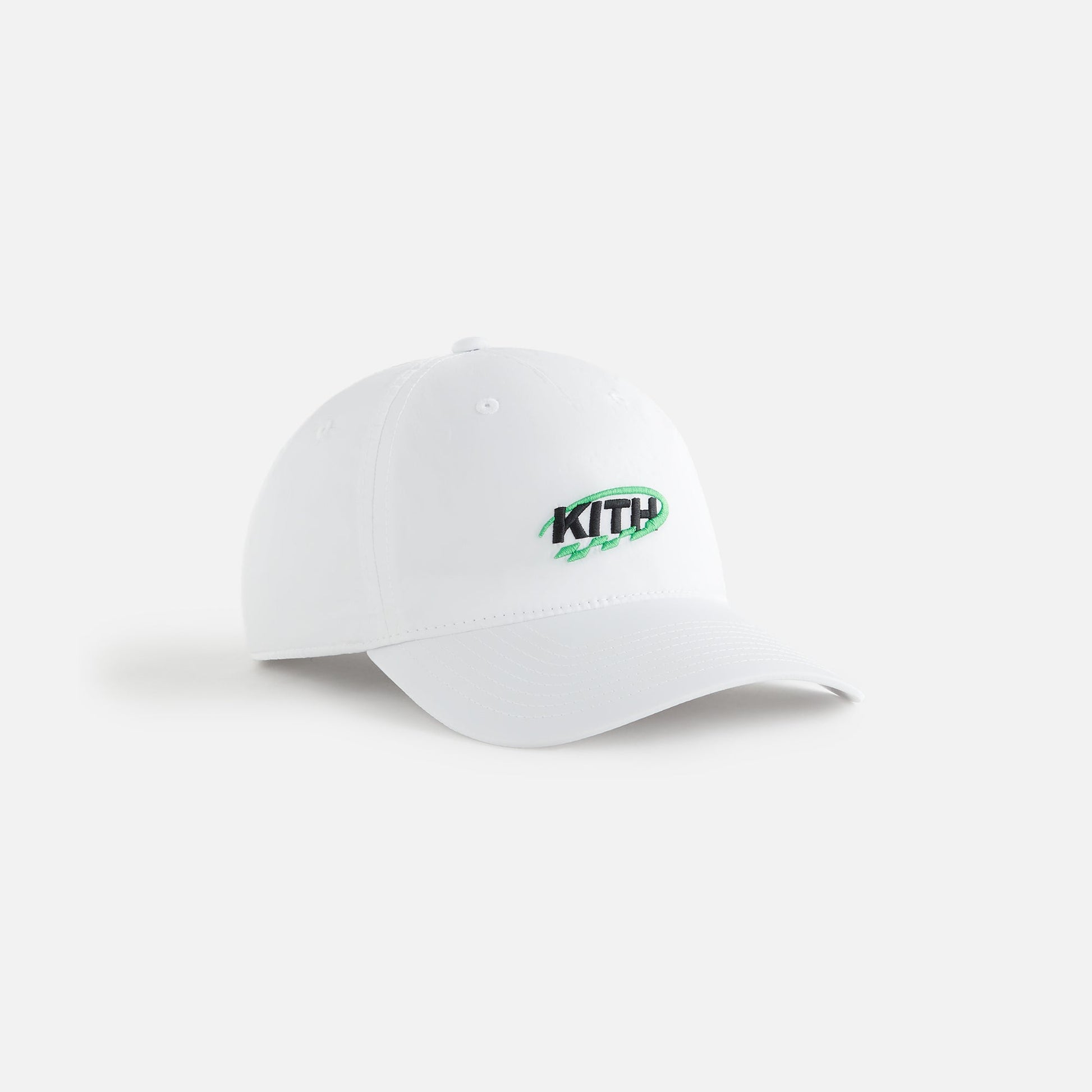 Women Kith Kith Women GT Logo Nylon Low Pinch Crown Cap - White
