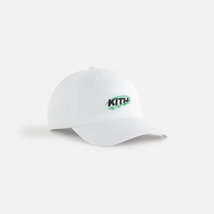 Women Kith Kith Women GT Logo Nylon Low Pinch Crown Cap - White