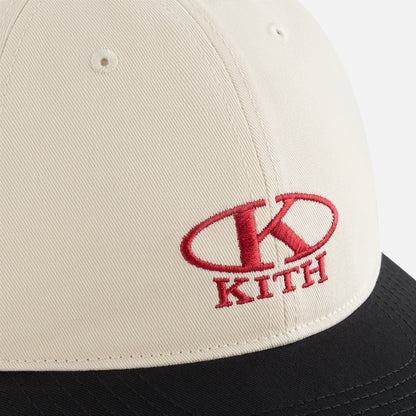 Women Kith Kith Women Ellipse Logo Twill Classic Cap - Sandrift