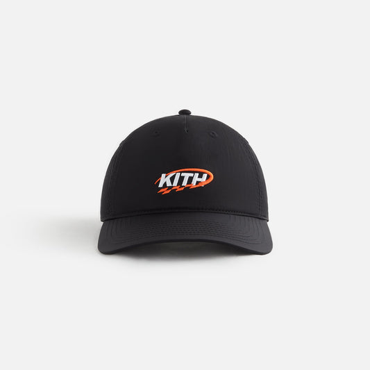 Women Kith Kith Women GT Logo Nylon Low Pinch Crown Cap - Black
