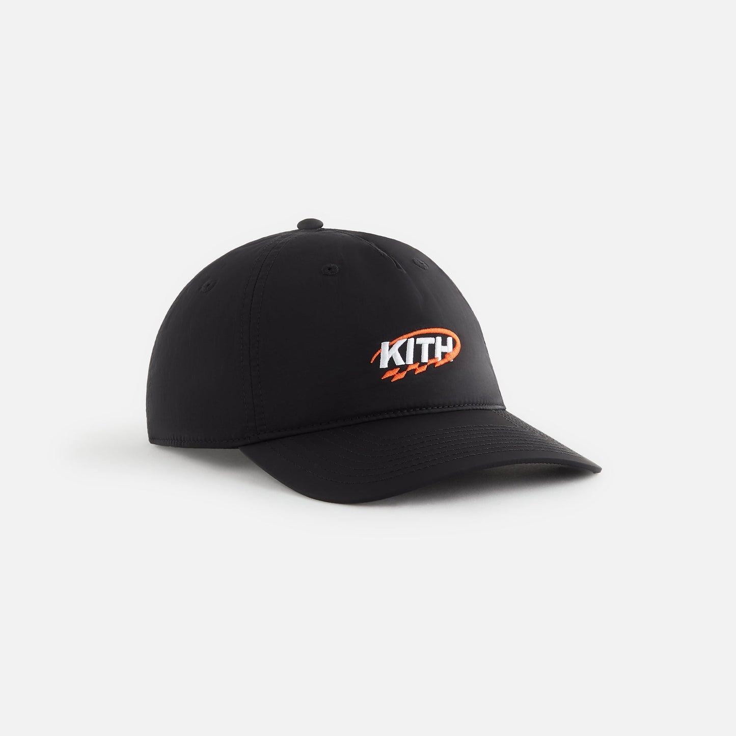 Women Kith Kith Women GT Logo Nylon Low Pinch Crown Cap - Black