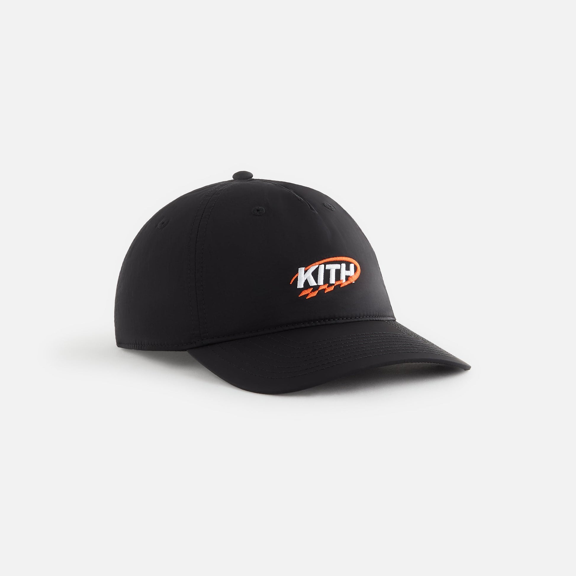 Women Kith Kith Women GT Logo Nylon Low Pinch Crown Cap - Black