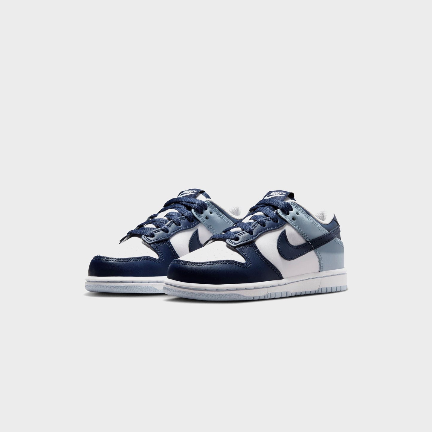 Kids Kith Nike PS Dunk Low - White / Midnight Navy / Lt Armor