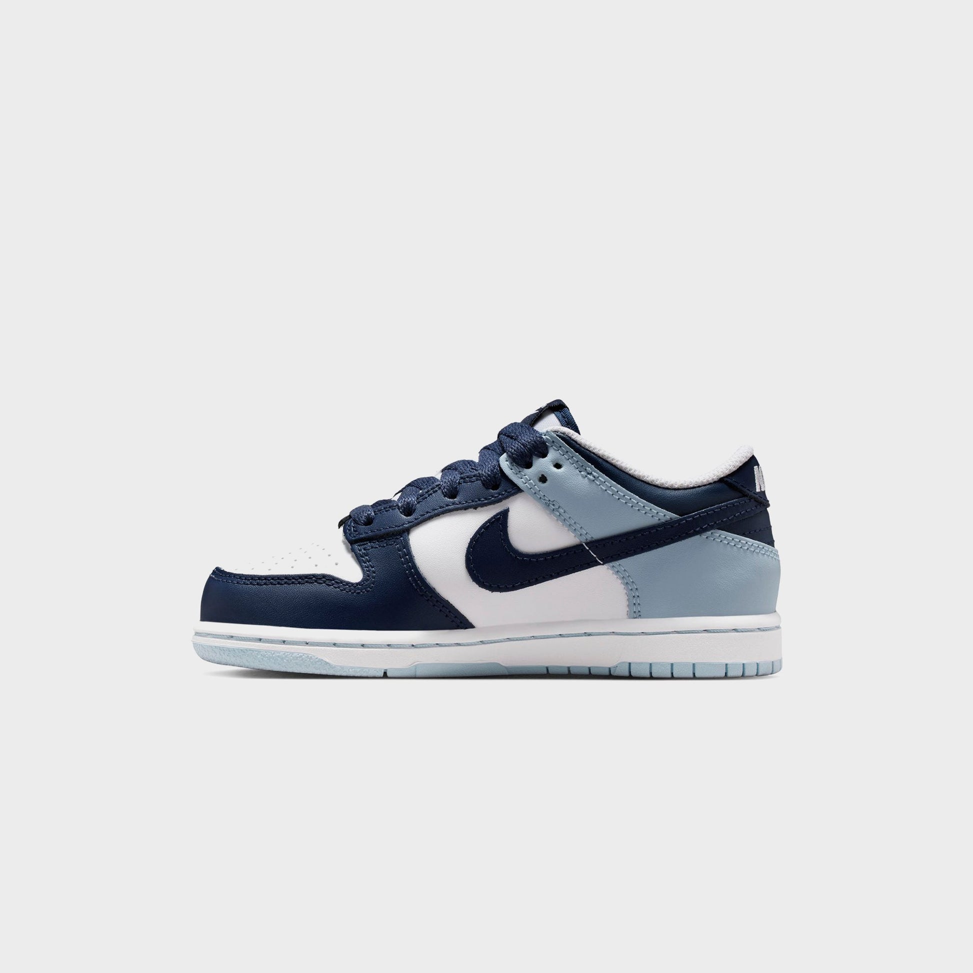 Kids Kith Nike PS Dunk Low - White / Midnight Navy / Lt Armor