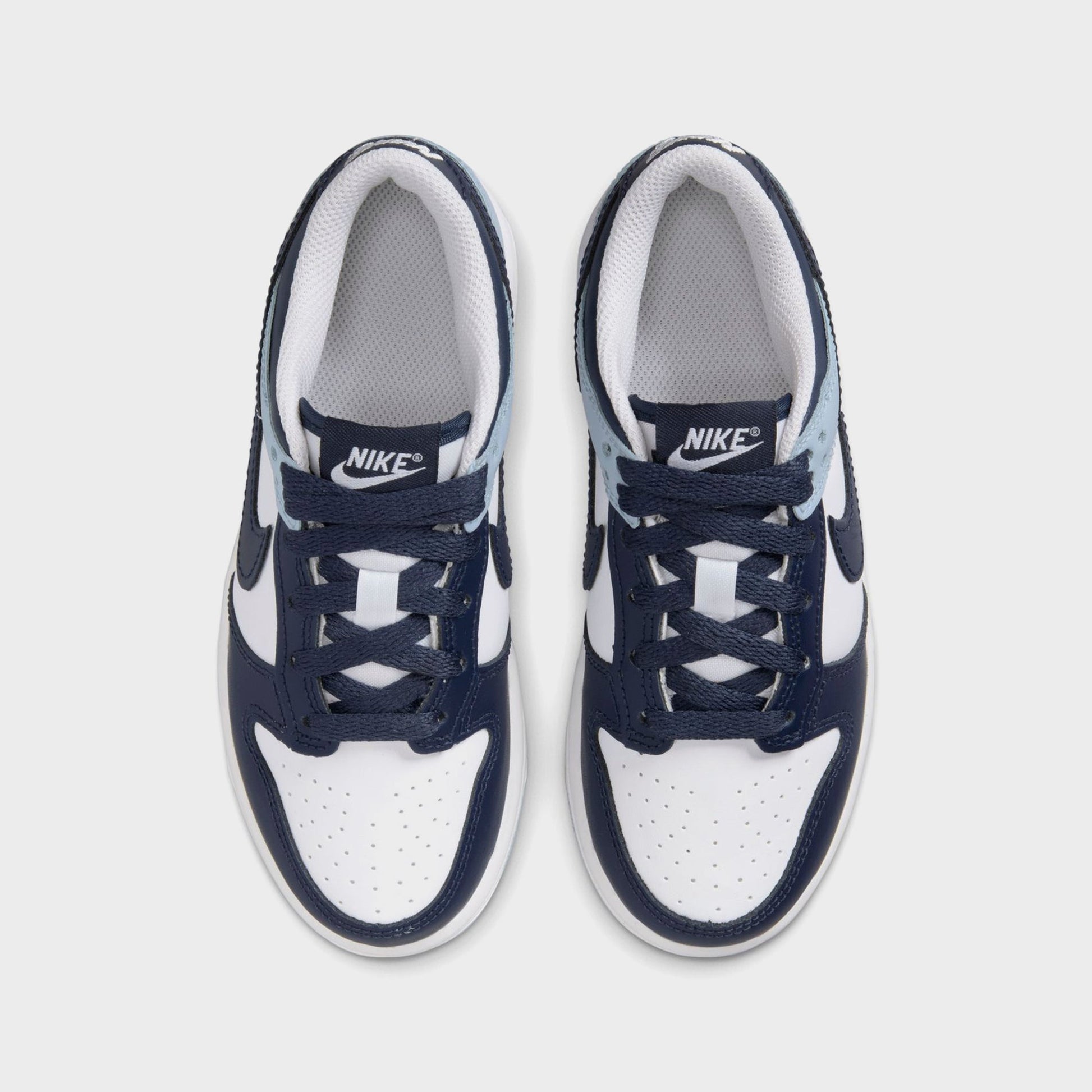 Kids Kith Nike PS Dunk Low - White / Midnight Navy / Lt Armor