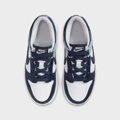 Kids Kith Nike PS Dunk Low - White / Midnight Navy / Lt Armor
