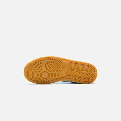 Men|Women Kith Jordan WMNS Air Jordan 1 Low - White / Gum Light Brown / Dark Powder B