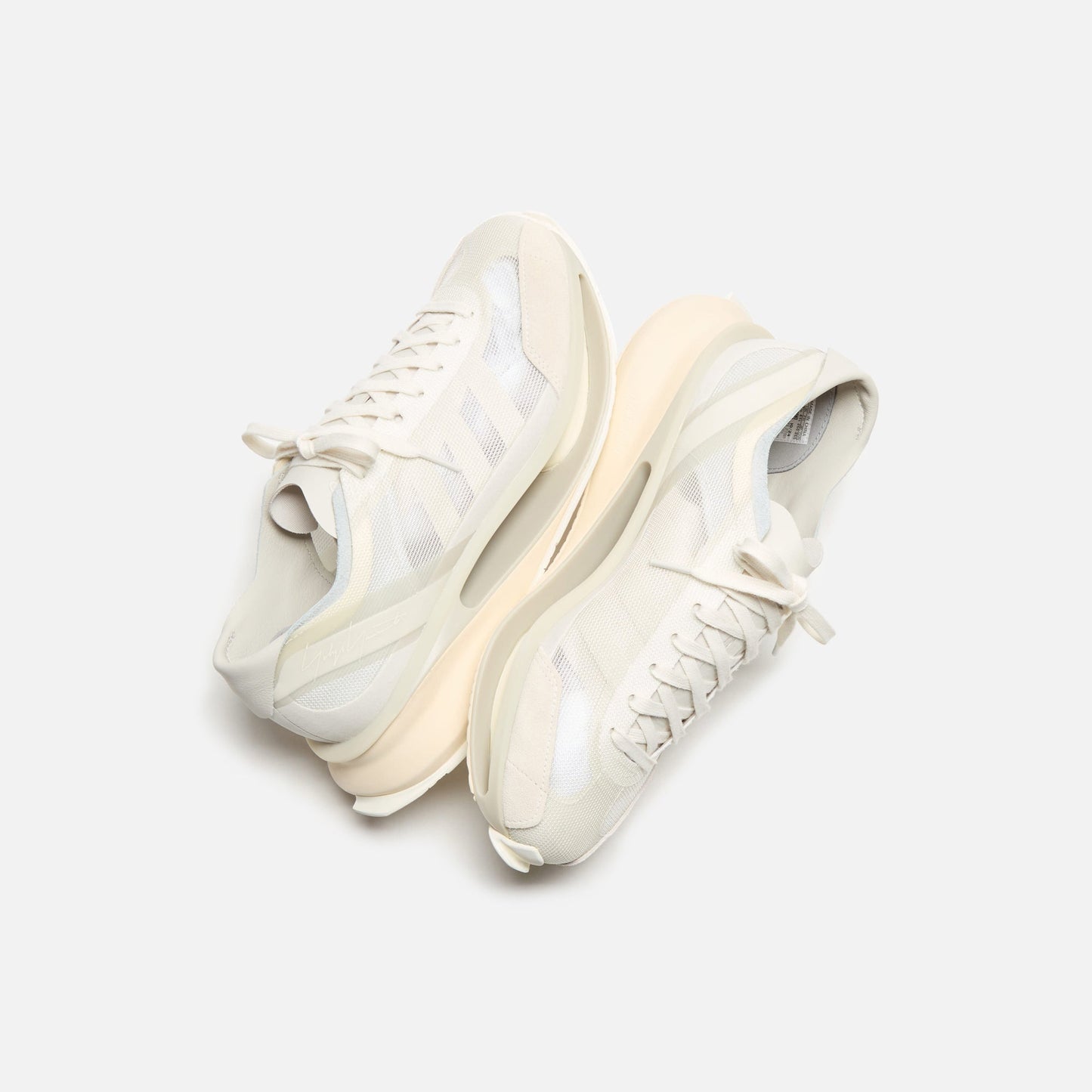 Men|Women Kith Y-3 S-Gendo Run - Cream White / Talc / Wonder White