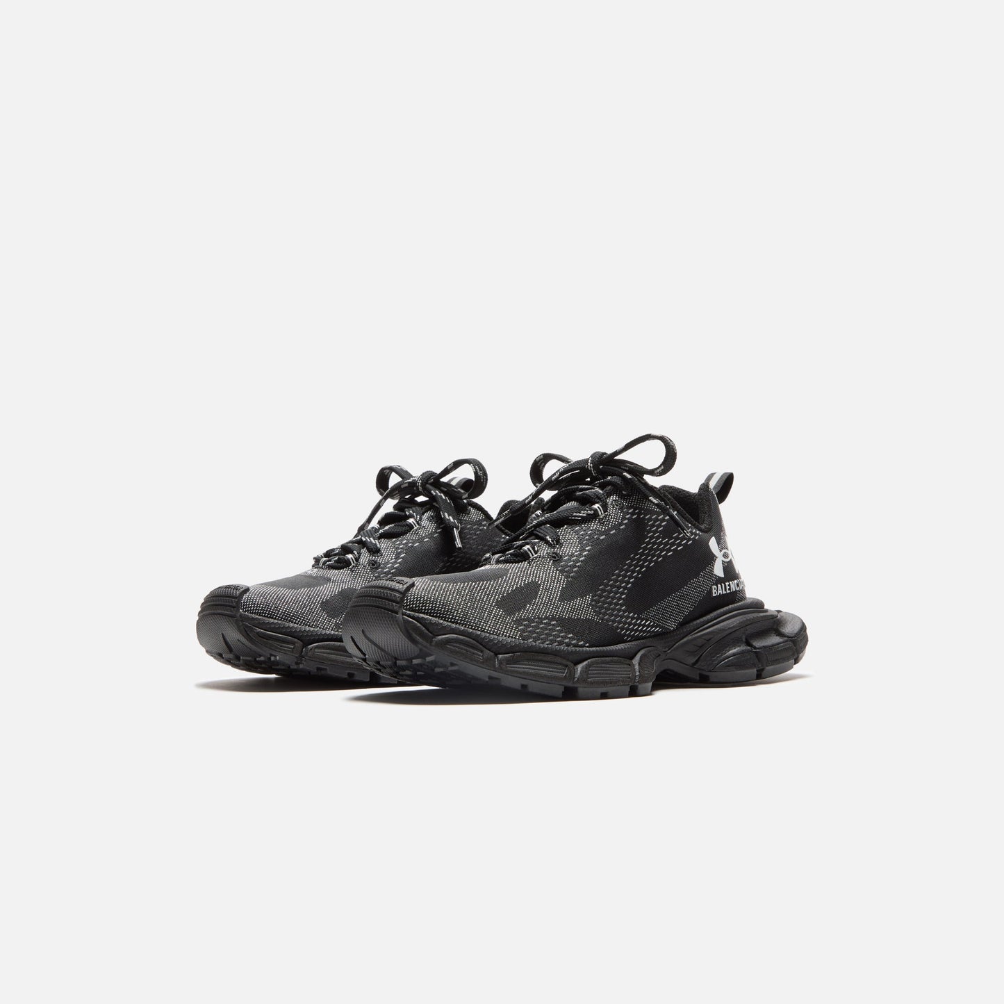 Men Kith Balenciaga x Under Armour 3XL Knit Trainer - Black / White