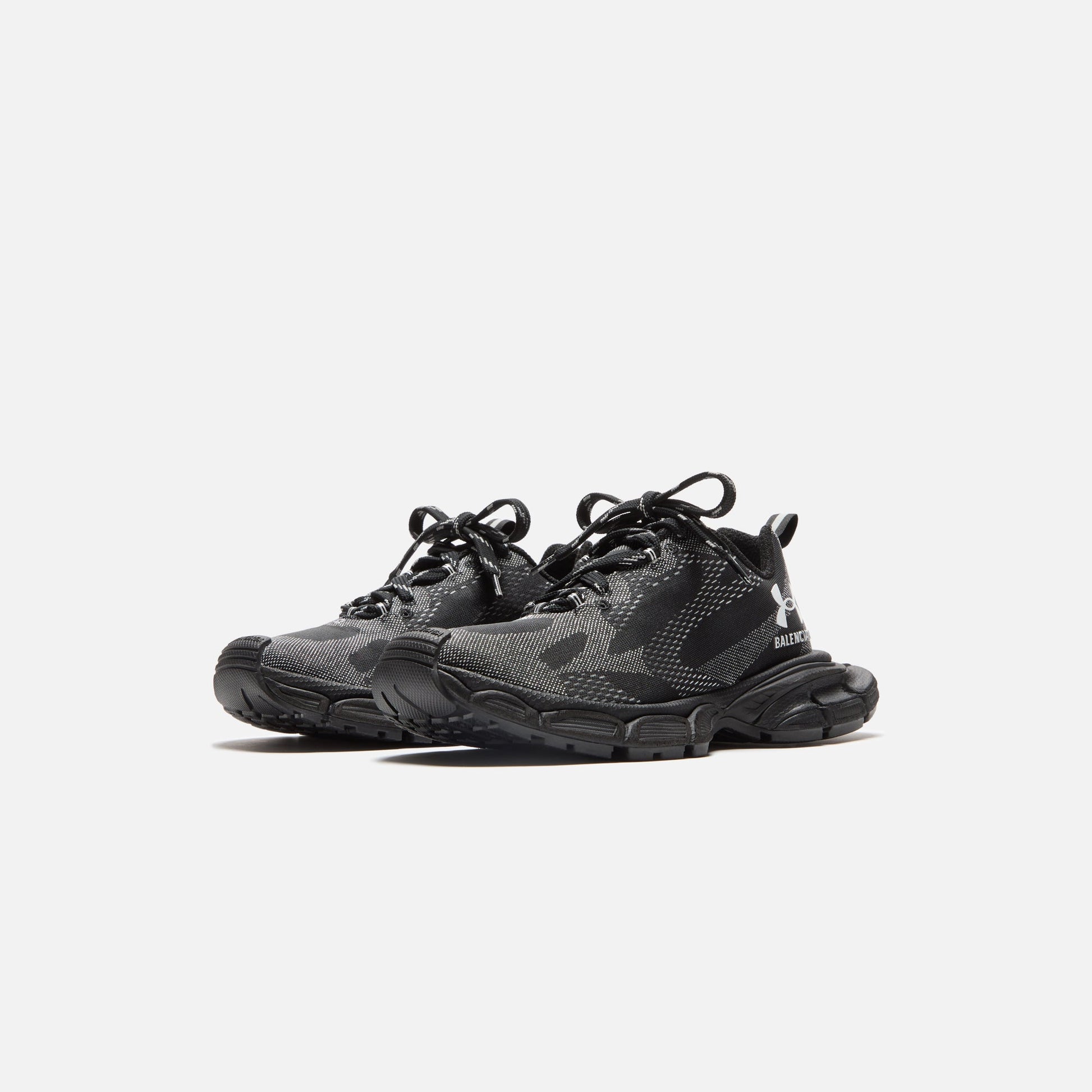 Men Kith Balenciaga x Under Armour 3XL Knit Trainer - Black / White