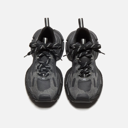 Men Kith Balenciaga x Under Armour 3XL Knit Trainer - Black / White