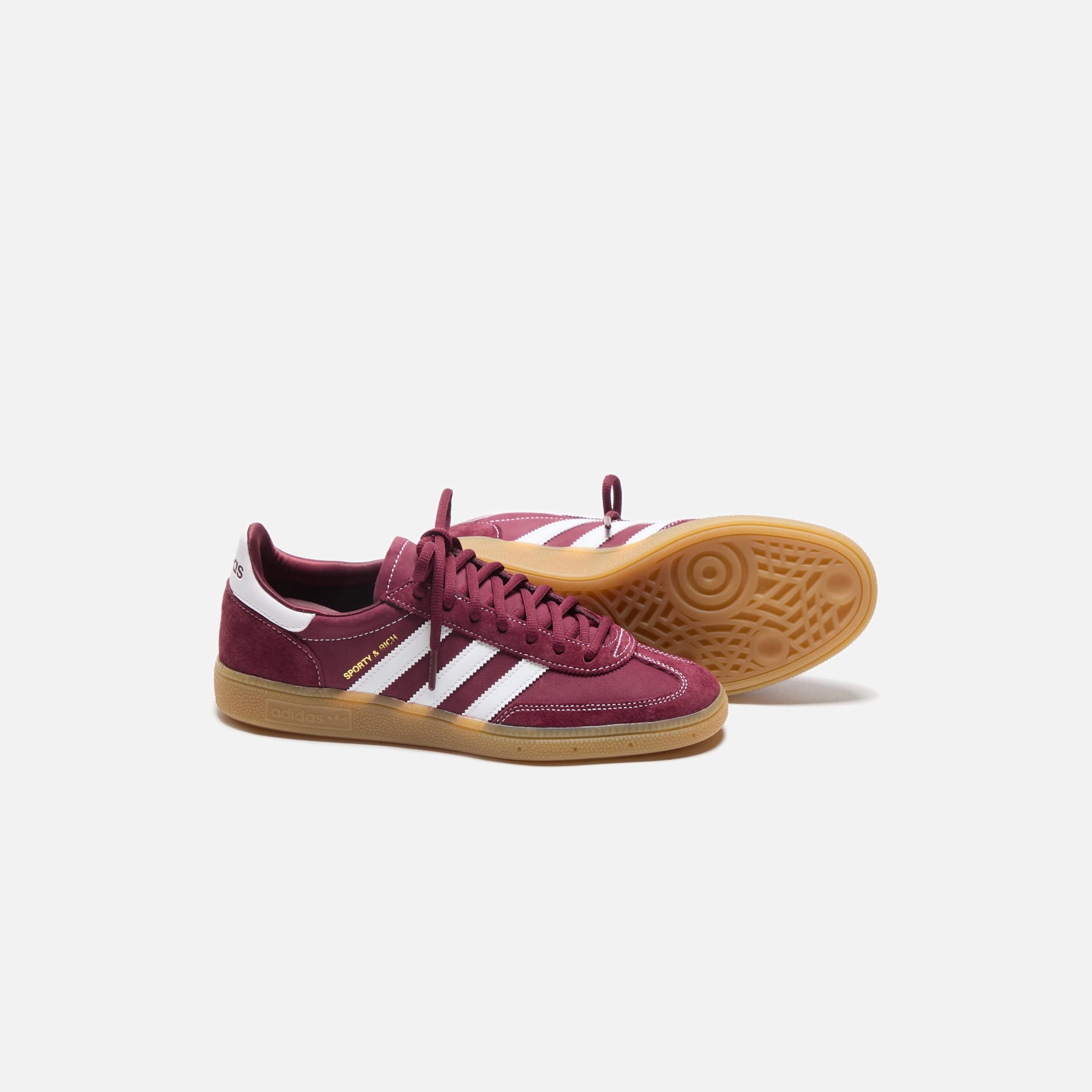 Men|Women Kith adidas x Sporty & Rich Handball Spezial - Shadow Red