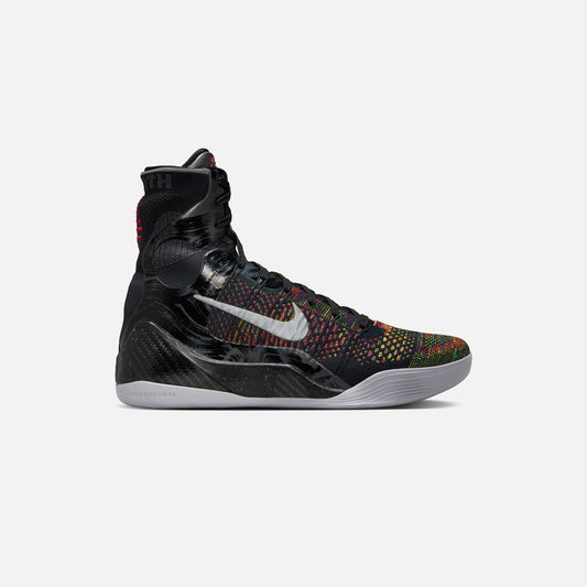 Men Kith Nike Kobe IX Elite Protro - Black / Metallic Silver / Bright Crimson