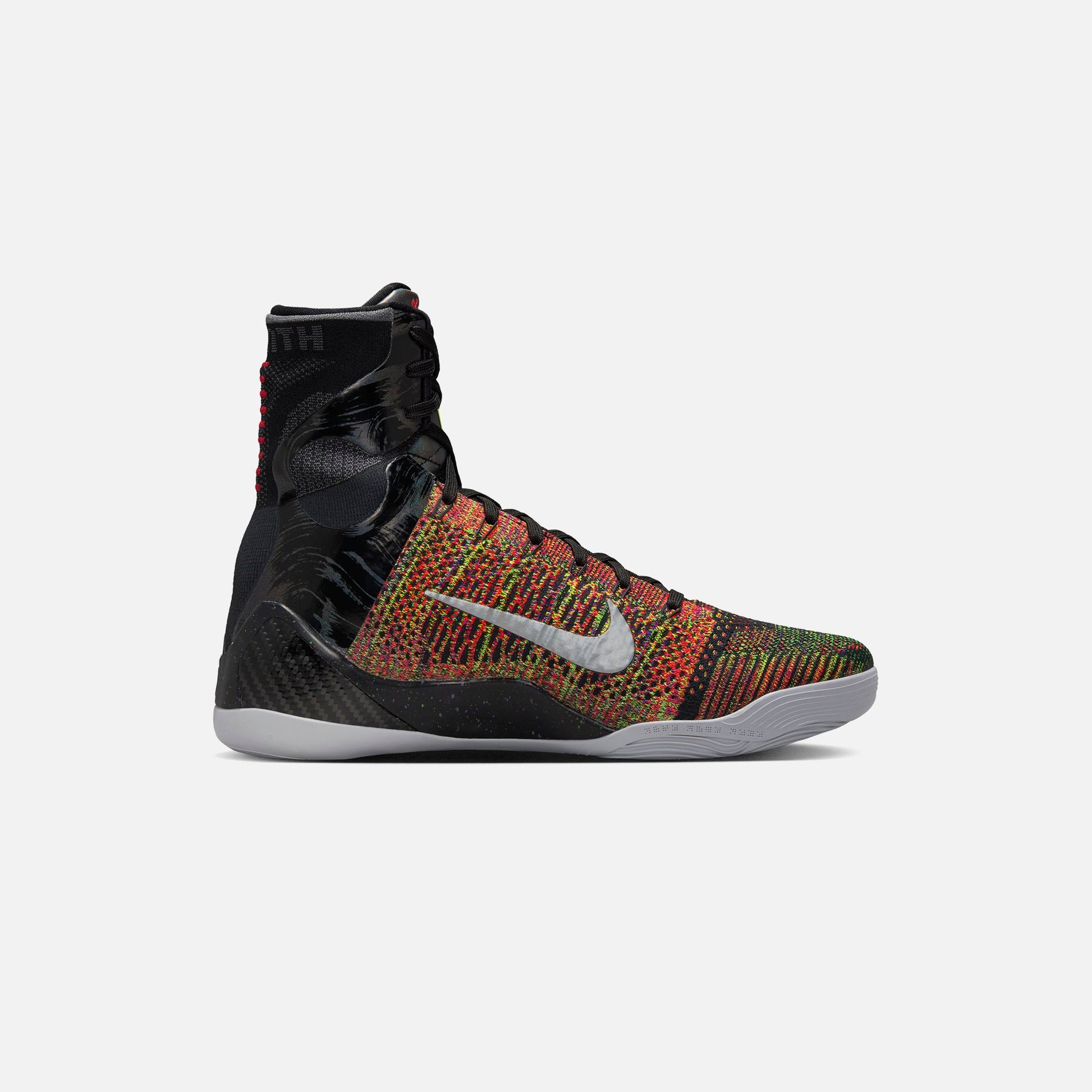Men Kith Nike Kobe IX Elite Protro - Black / Metallic Silver / Bright Crimson