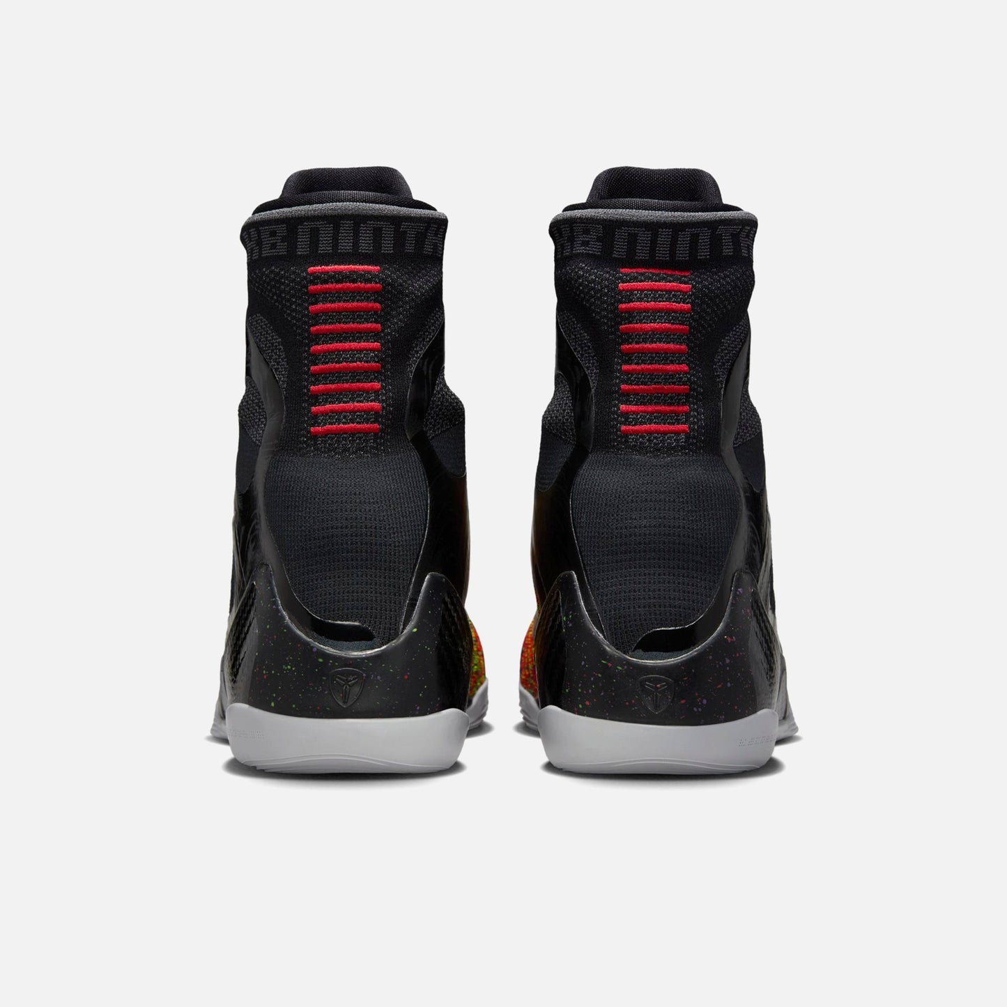 Men Kith Nike Kobe IX Elite Protro - Black / Metallic Silver / Bright Crimson