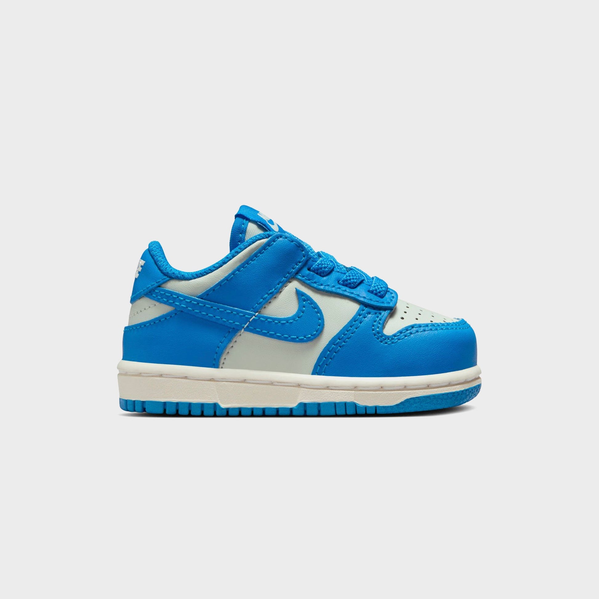 Kids Kith Nike TD Dunk Low - Light Silver / Sail / Light Photo Blue