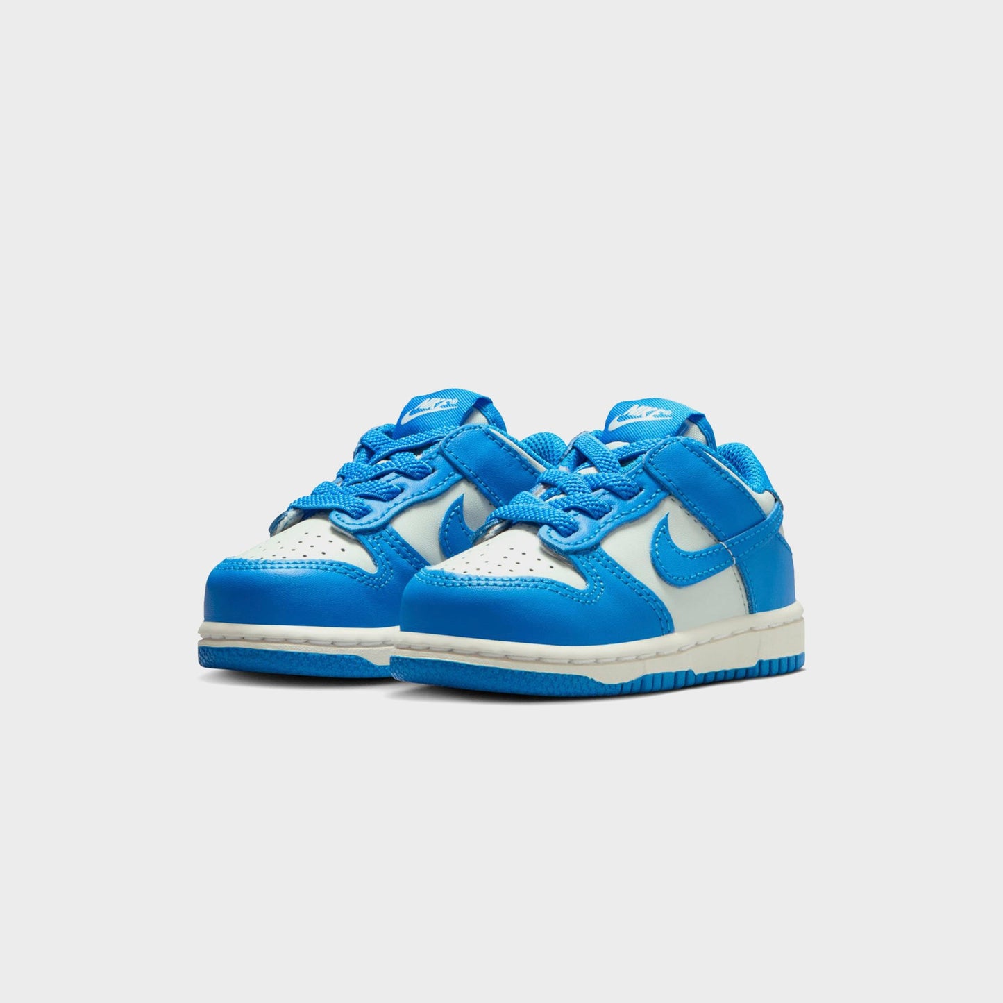 Kids Kith Nike TD Dunk Low - Light Silver / Sail / Light Photo Blue