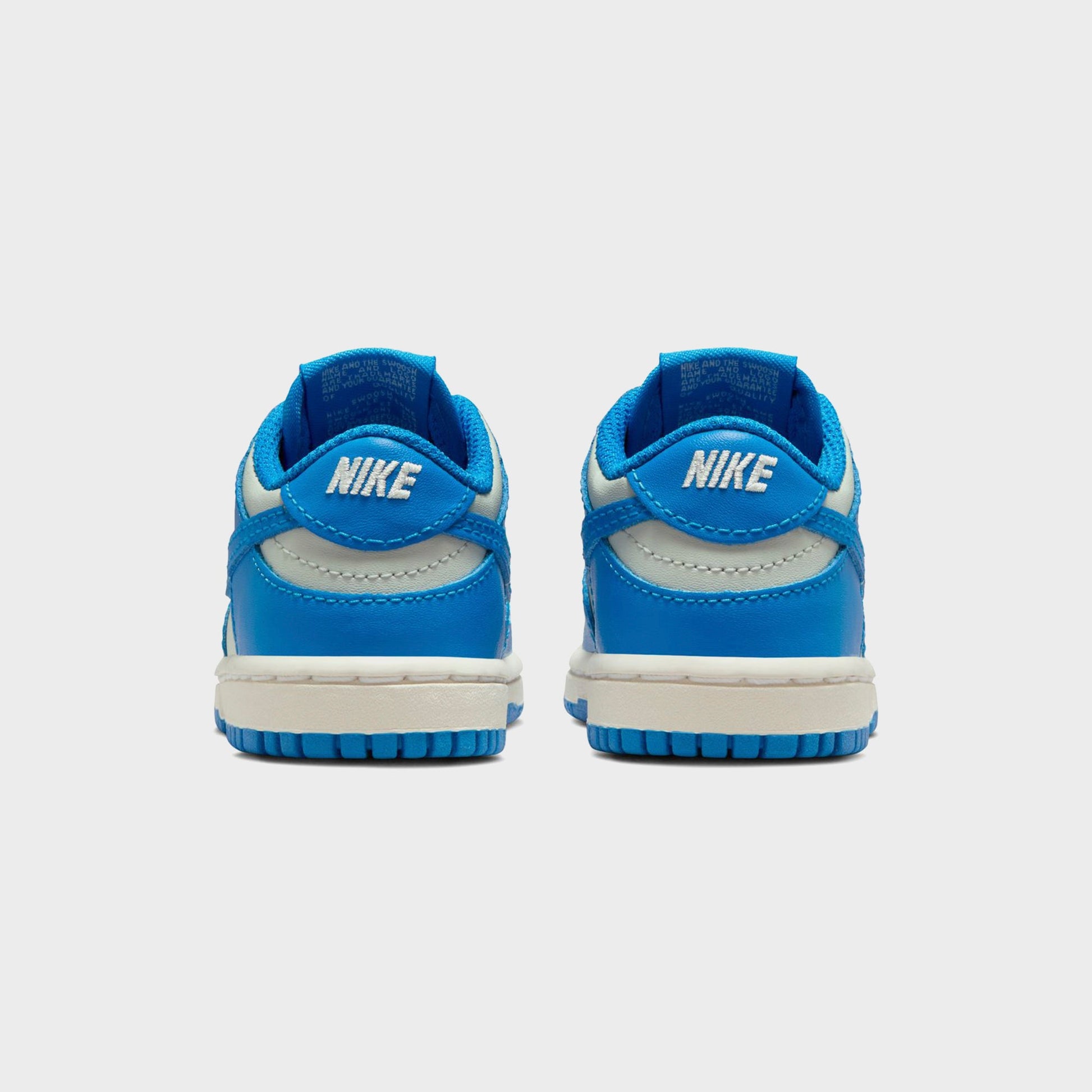 Kids Kith Nike TD Dunk Low - Light Silver / Sail / Light Photo Blue