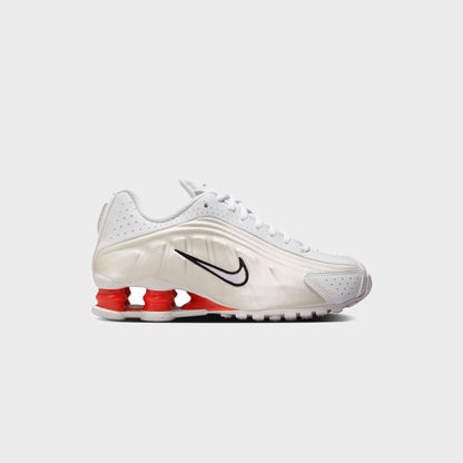 Kids Kith Nike Shox R4 - White / Phantom / Picante Red