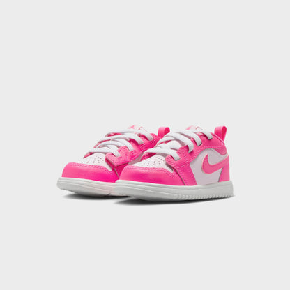 Kids Kith Nike PS Jordan 1 Low Alt - Pink Foam / Summit White / Hyper Pink