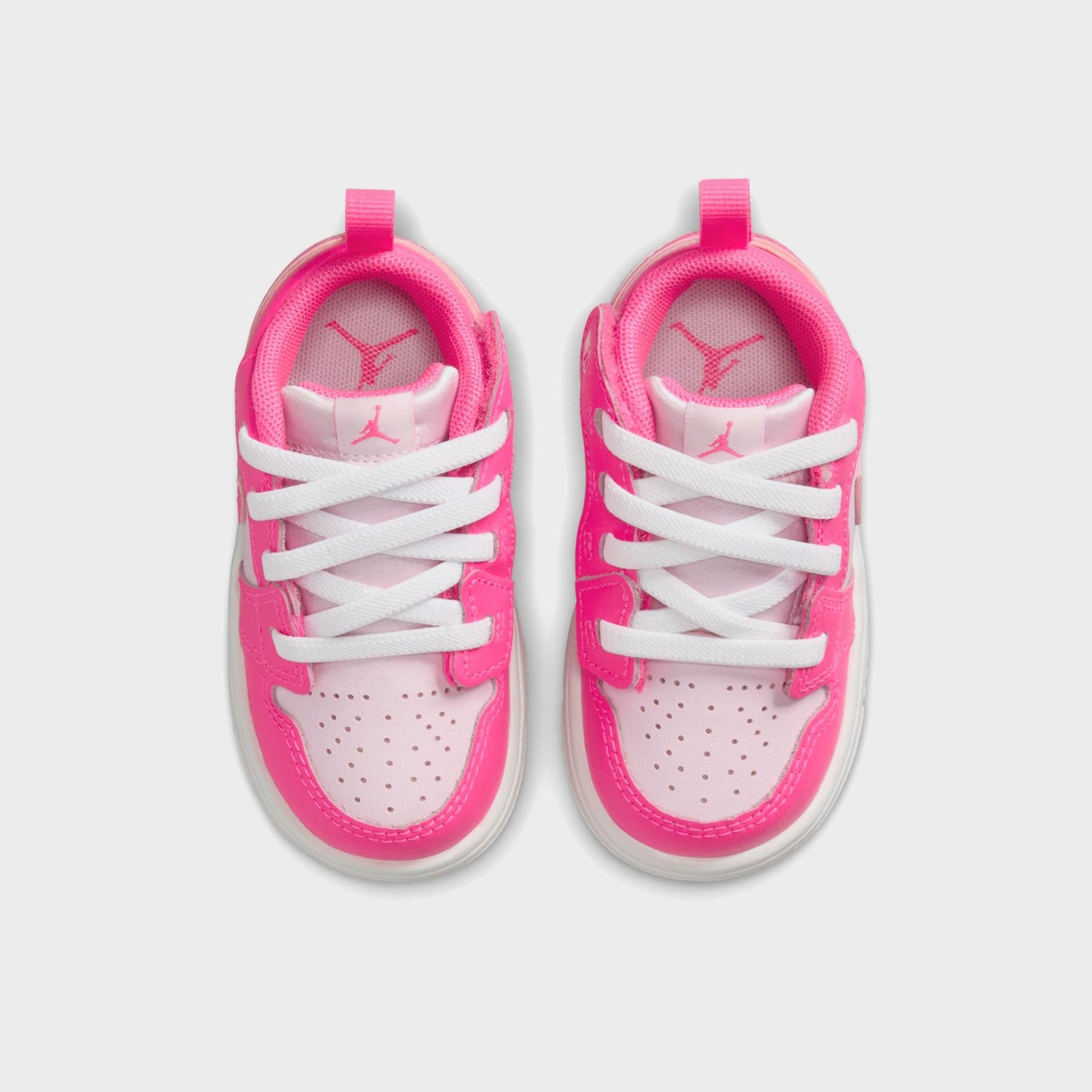 Kids Kith Nike PS Jordan 1 Low Alt - Pink Foam / Summit White / Hyper Pink