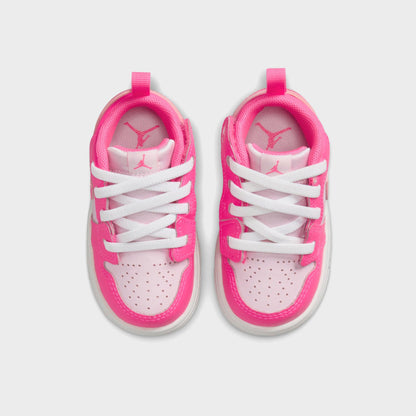 Kids Kith Nike PS Jordan 1 Low Alt - Pink Foam / Summit White / Hyper Pink