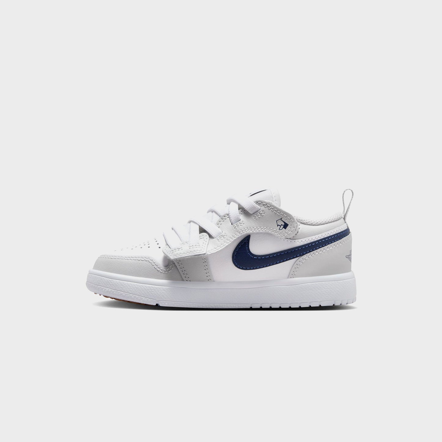 Kids Kith Nike PS Jordan 1 Low Alt - White / Neutral Grey / Gum Medium Brown / M