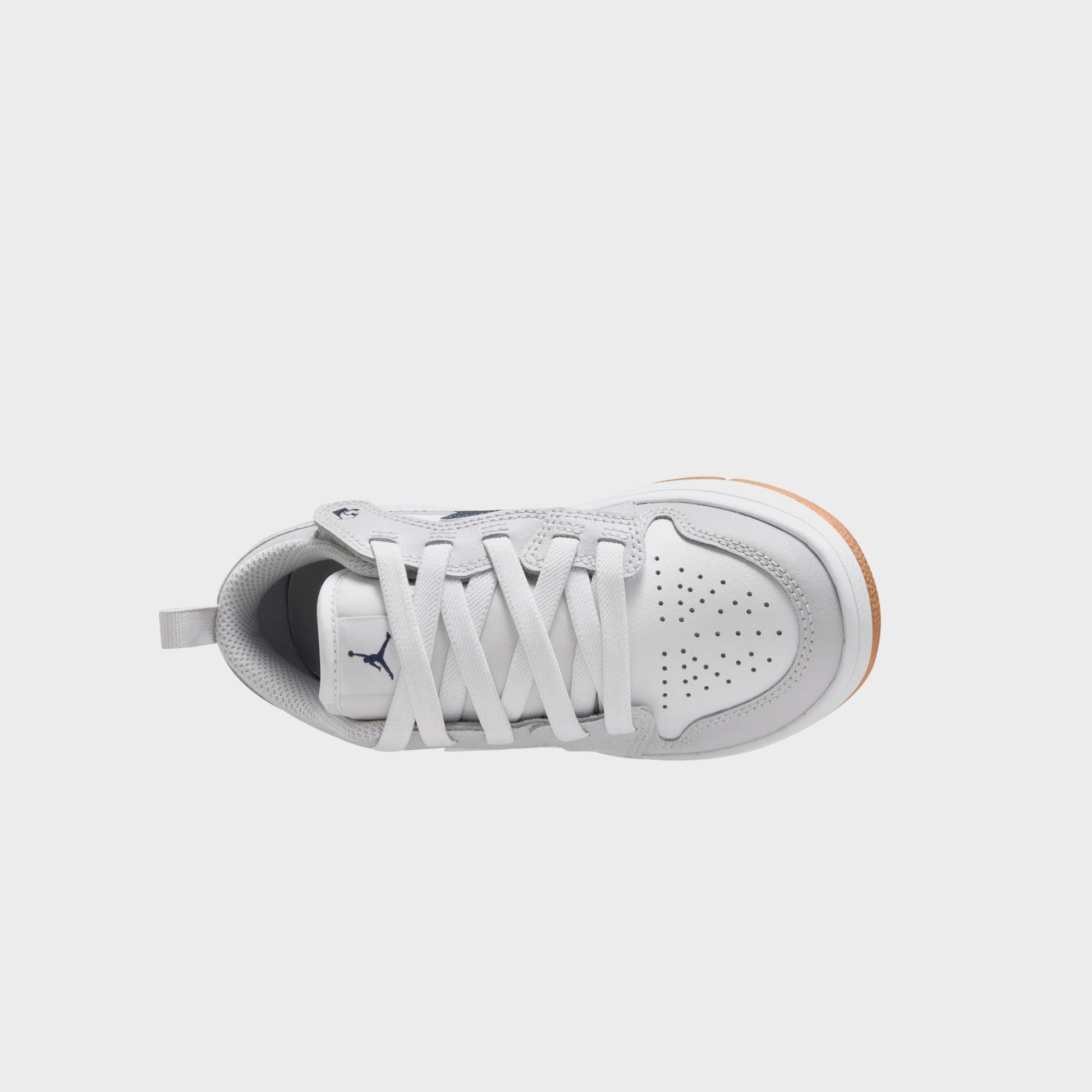 Kids Kith Nike PS Jordan 1 Low Alt - White / Neutral Grey / Gum Medium Brown / M
