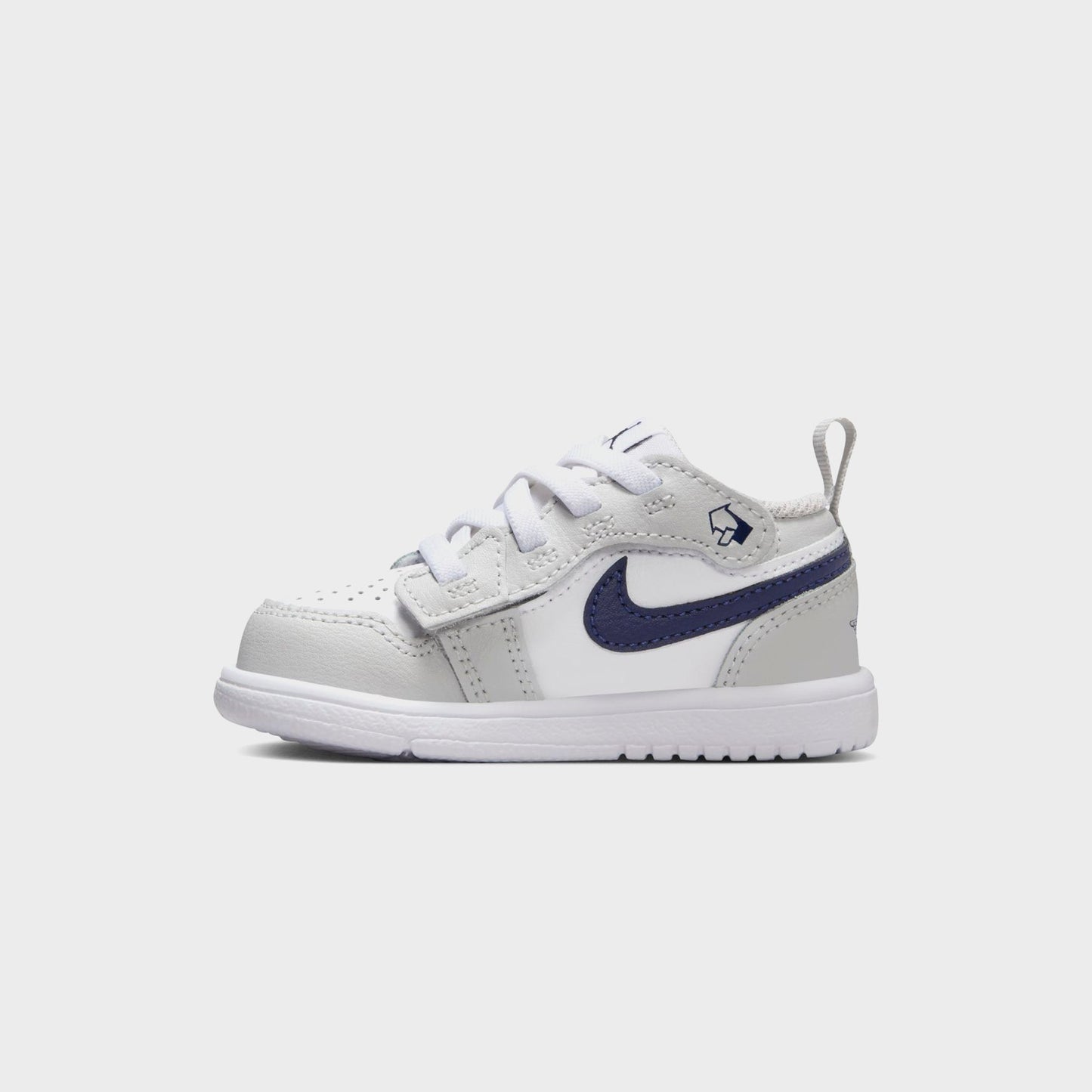 Kids Kith Nike TD Jordan 1 Low Alt - White / Neutral Grey / Gum Medium Brown / M