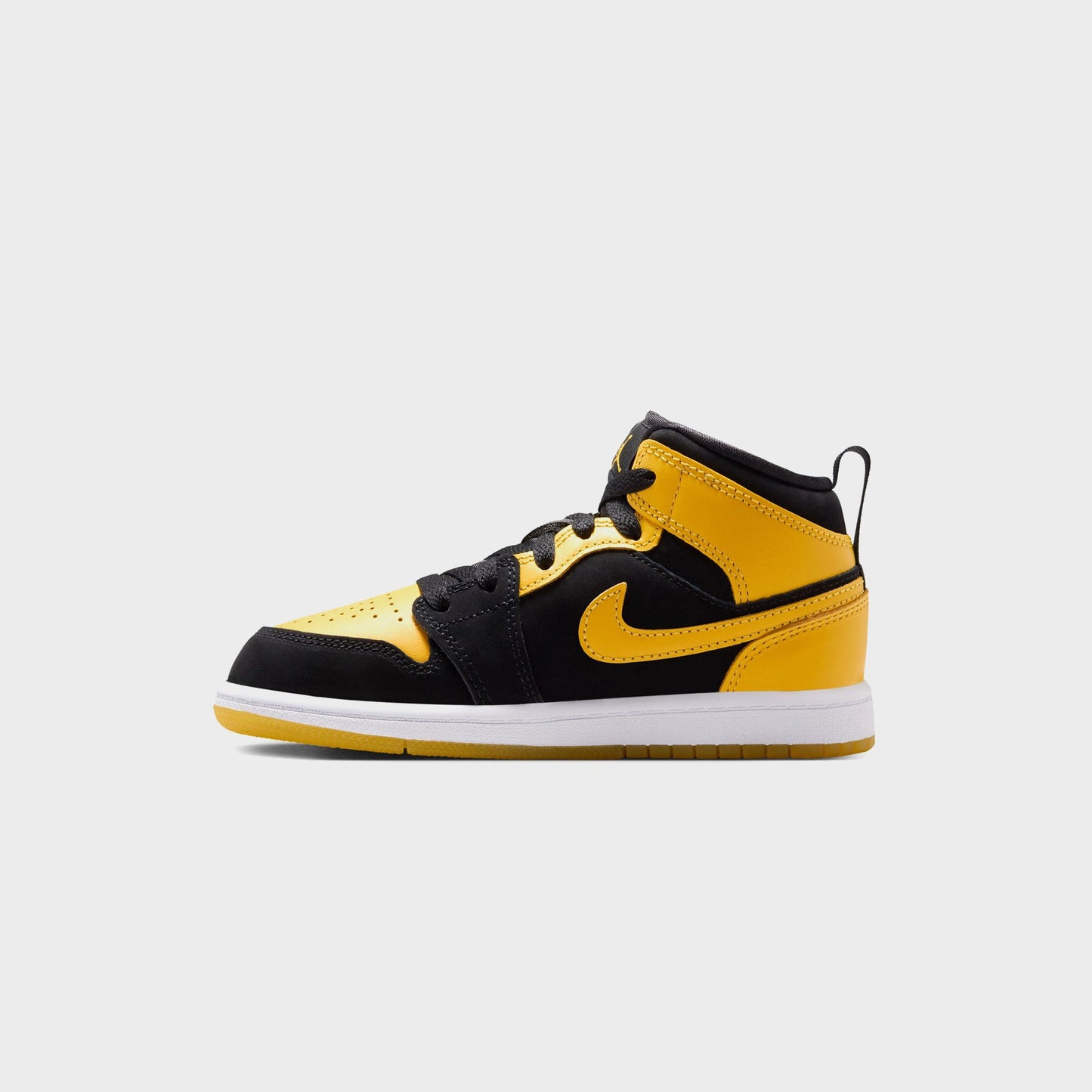 Kids|Men Kith Nike Air Jordan 1 Mid Se - Black / White / Varsity Maize