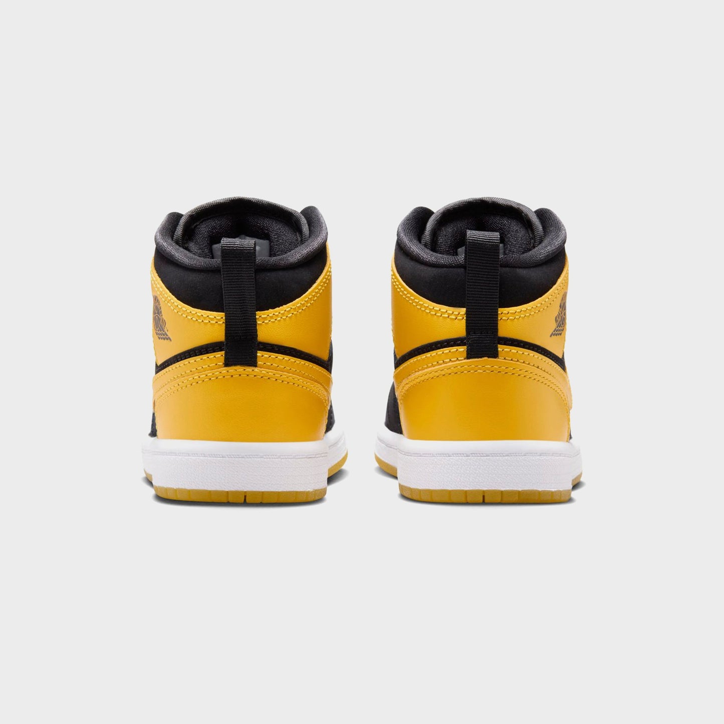 Kids|Men Kith Nike Air Jordan 1 Mid Se - Black / White / Varsity Maize