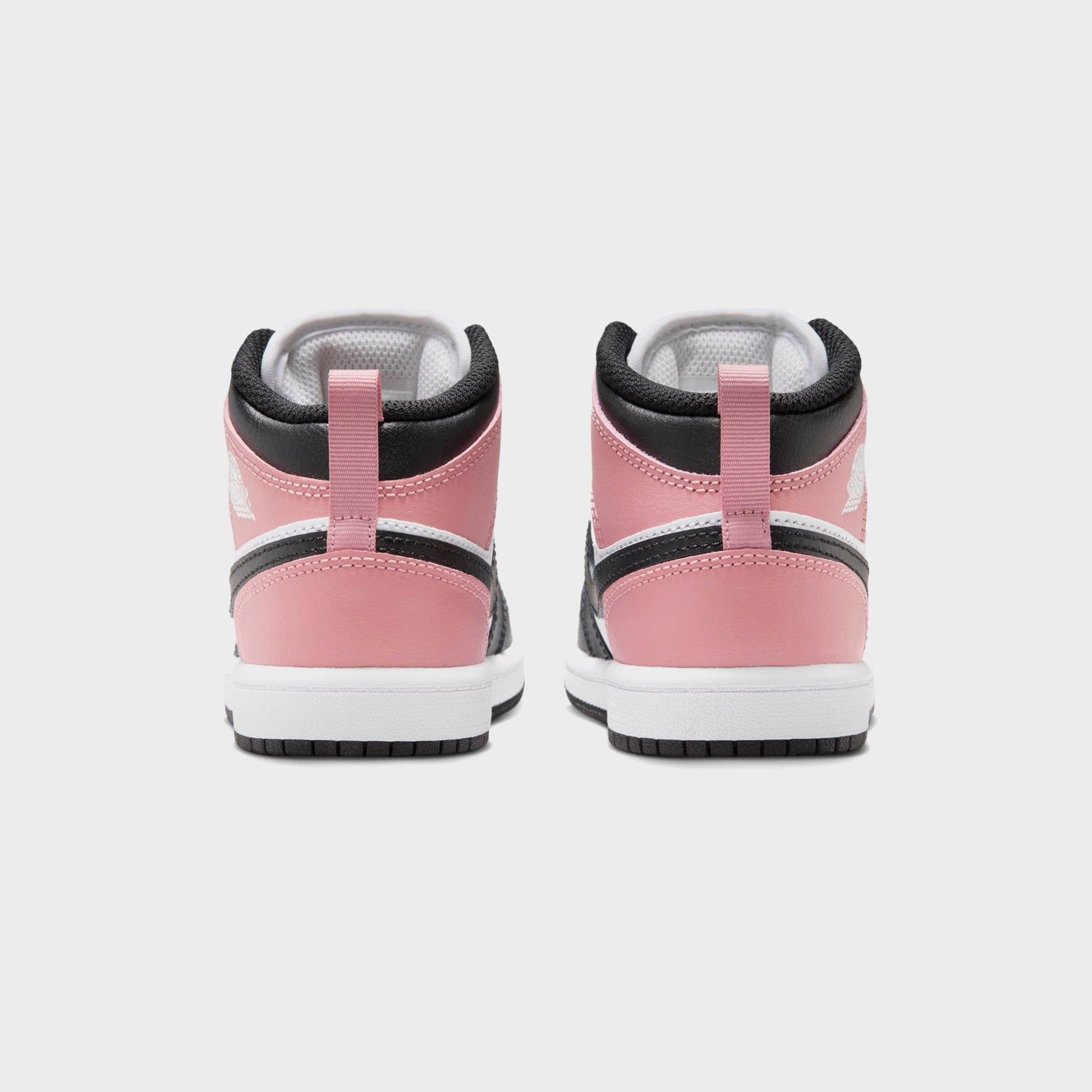 Kids Kith Nike PS Air Jordan 1 Mid - White / Black / Rust Pink