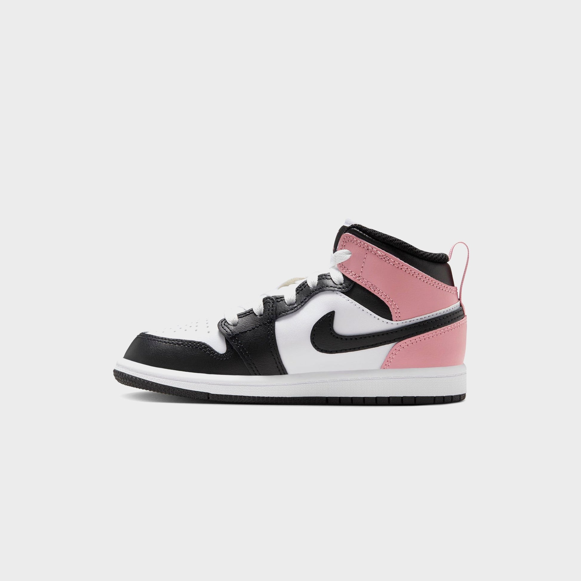 Kids Kith Nike PS Air Jordan 1 Mid - White / Black / Rust Pink