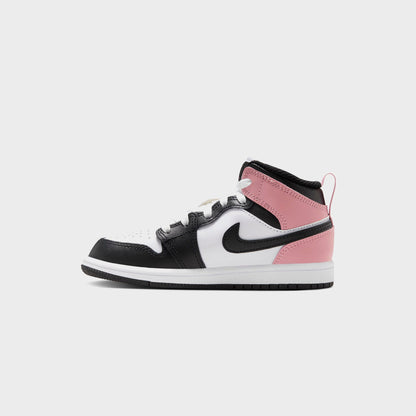 Kids Kith Nike PS Air Jordan 1 Mid - White / Black / Rust Pink