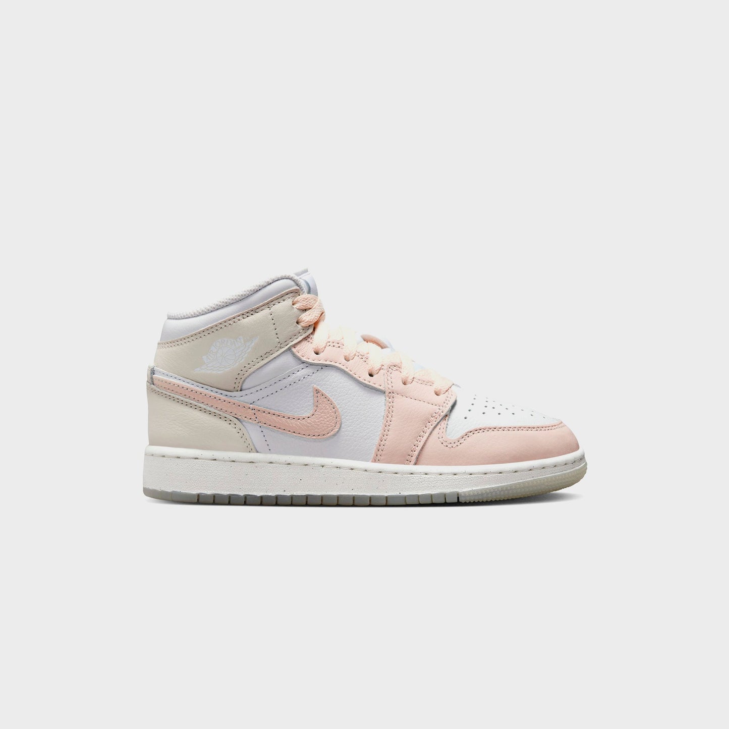 Kids Kith Nike GS Air Jordan 1 Mid - Sail / Sea Glass / Glacier Blue / Guava Ice